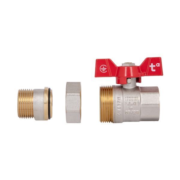 Кран кульовий "Американка" Thermo Alliance Standart 1" ВЗ прямий SD220NW25PN40 SD00021423 фото