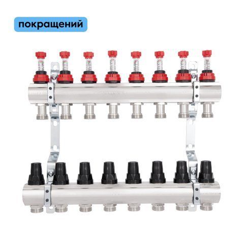 Колектор з витратомірами Thermo Alliance Forte 1" 8 виходів SF001W8 SD00039947 фото