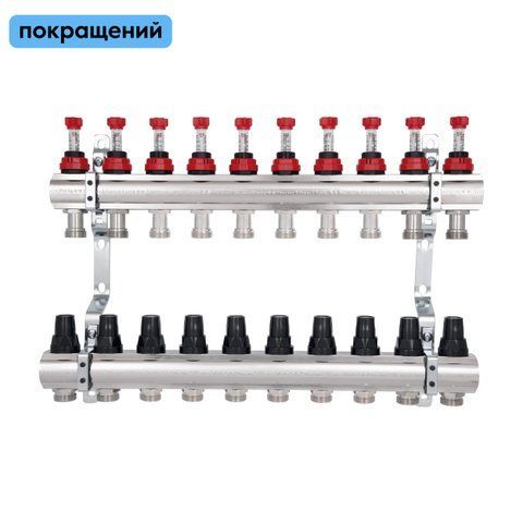 Колектор з витратомірами Thermo Alliance Forte 1" 10 виходів SF001W10 SD00039949 фото