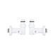 Комплект кранів Thermo Alliance Standart 1/2" бiлий, для рушникосушарки кутовий SF395W15HEW SD00051859 фото 4