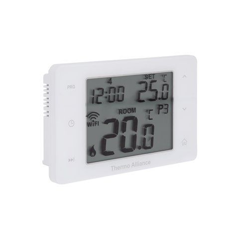 Тижневий програмований термостат Thermo Alliance ТА-2701WiFi сенсорний з WiFi SD00049329 фото