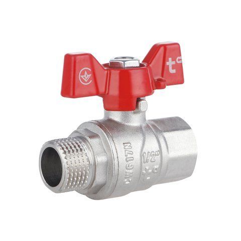 Кран кульовий Thermo Alliance Forte 1/2" ВЗ для води (метелик) SF607W15 SD00010577 фото
