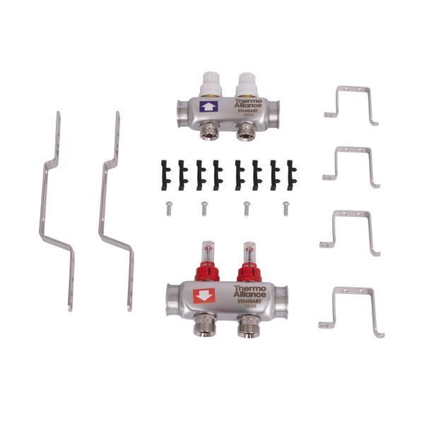Колектор з витратомірами Thermo Alliance Standart 1" 2 виходи SD0042 SD00041501 фото