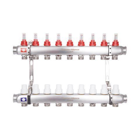 Колектор з витратомірами Thermo Alliance Standart 1" 9 виходів SD0049 SD00041508 фото