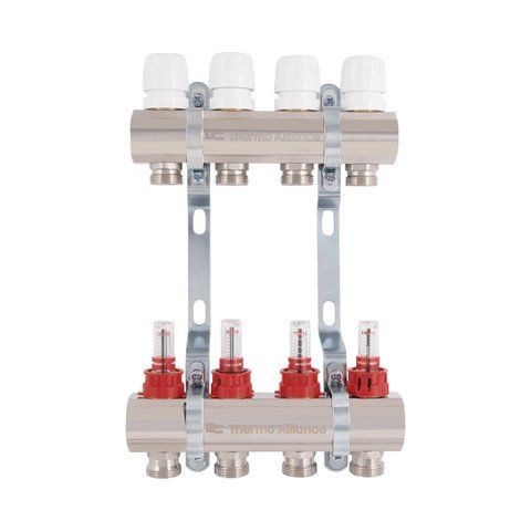 Колектор з витратомірами Thermo Alliance Standart 1" 4 виходи SD235W4 SD00021382 фото
