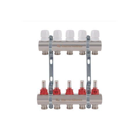 Колектор з витратомірами Thermo Alliance Standart 1" 5 виходи SD235W5 SD00021383 фото