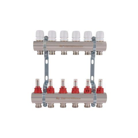 Колектор з витратомірами Thermo Alliance Standart 1" 6 виходів SD235W6 SD00021384 фото